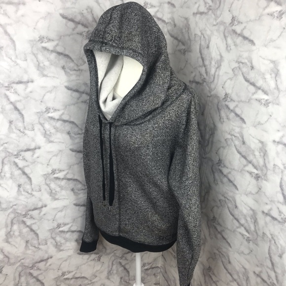 BCBG Hooded Cowl-neck Sweatshirt - Picture 2 of 16